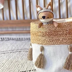 Crane - Caixa de armazenamento de tecido de bebê para berçário Fashion