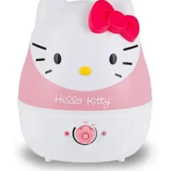 Crane - Umidificadores ultrassônicos adoráveis, umidificador de ar de névoa fria de 1 galão, Hello Kitty Sale