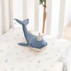 Crane Bedding - Cove Fitted Crib Sheet, Sea Life Outlet