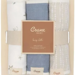 Crane Bedding - Cove 3-Pc. Baby Burp Cloth Set, Ocean Clearance