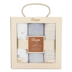 Crane Bedding - Cove 3-Pc. Swaddle Set, Sea Life New