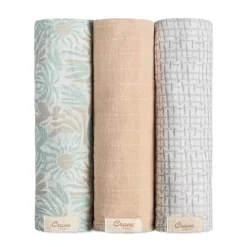 Crane Bedding - Cove 3-Pc. Swaddle Set, Beach Life Outlet