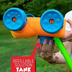 Sandy Ruben Crianças pequenas - cortador de grama com bolhas sem derramamento, máquina sopradora de bolhas automática Hot