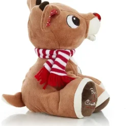 Kids Preferred Crianças preferidas - Papai Noel Rudolph, o bicho de pelúcia musical da rena do nariz vermelho, 20 cm Discount
