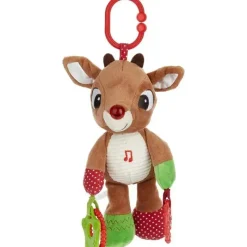 Kids Preferred Crianças preferidas - Rudolph, a rena do nariz vermelho, brinquedo de atividade de desenvolvimento do mordedor em movimento, 12 polegadas Best