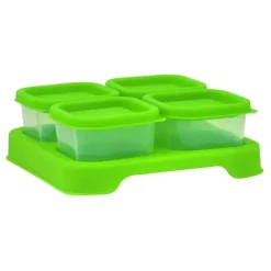Iplay Cubos Inquebráveis de Comida para Bebê Fresca - Verde (2 Oz) Clearance
