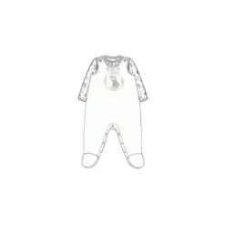 Cudlie - conjunto de macacão e body Fox Baby Girl 2Pk, marfim Discount