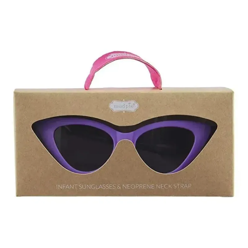 culos_de_sol_menina_olho__SKUWtSA4uM3_1.webp Mud Pie Óculos de sol menina olho de gato de torta de lama com alça Outlet
