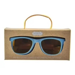 Mud Pie Óculos de sol menino azul aviador de torta de lama com alça Discount