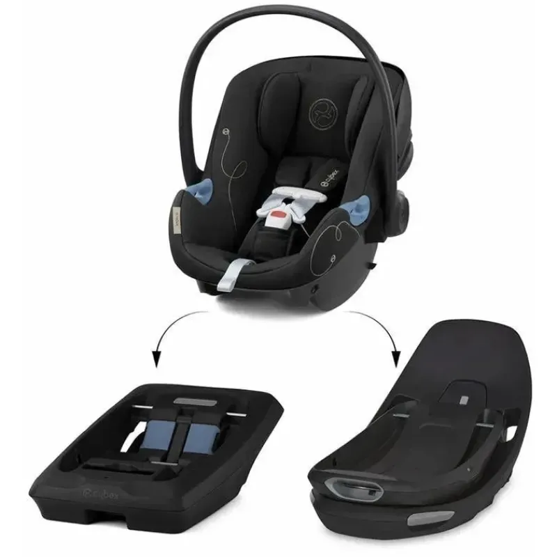 cybex__assento_de_carro_i_SKUI1r2e4of_6.webp Cybex - Assento de carro infantil giratório Aton G Sensorsafe, Moon Black Fashion