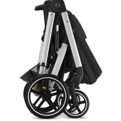 Cybex - Balios S Lux 2 Carrinho, Moldura Prata/Preto Lua Best