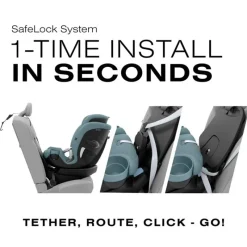 Cybex - Callisto G 360° Rotating All-in-One Convertible Car Seat, Stormy Blue New