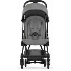 Cybex - Carrinho Compacto Coya, Preto Mate/Cinza Mirage Fashion
