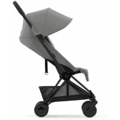 Cybex - Carrinho Compacto Coya, Preto Mate/Cinza Mirage Fashion