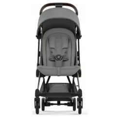 Cybex - Carrinho Compacto Coya, Cromo/Marrom Escuro/Cinza Mirage Best