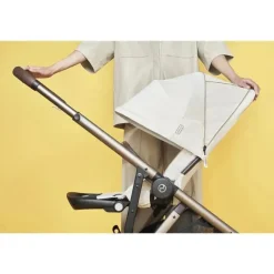 Cybex - Carrinho de passeio simples a duplo Gazelle S 2, estrutura taupe/bege concha Sale