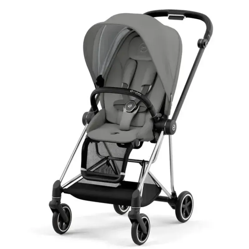 cybex__carrinho_de_passei_SKUqim0wAJc_0.webp Cybex - Carrinho de passeio completo Mios 3 cromado/preto, cinza Soho Outlet