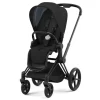 Cybex - Carrinho Priam 4 com estrutura preta fosca/assento preto profundo Discount