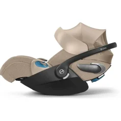 Cybex - Cloud T Sensorsafe Infant Car Seat, Cozy Beige Clearance