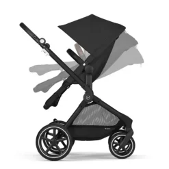 Cybex - Eos Lux 2-In-1 Stroller, Moon Black Hot