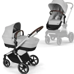 Cybex - EOS Lux 2-in-1 Stroller, Lava Grey Hot