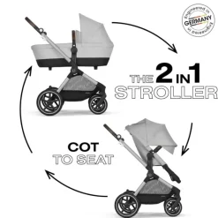 Cybex - EOS Lux 2-in-1 Stroller, Lava Grey Hot