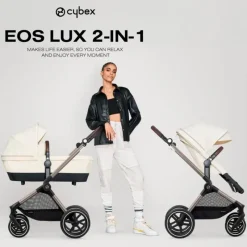 Cybex - EOS Lux 2-in-1 Stroller, Lava Grey Hot