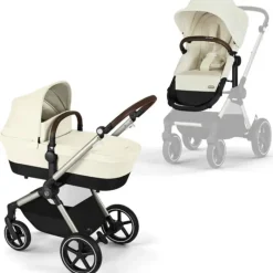 Cybex - Eos Lux 2-In-1 Stroller, Seashell Beige Online
