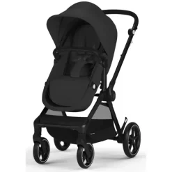 Cybex - Eos Stroller Black Frame &amp; Aton G, Moon Black Online
