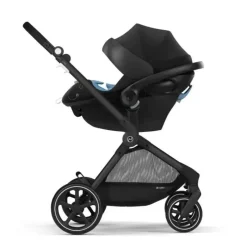 Cybex - Eos Stroller Black Frame &amp; Aton G, Moon Black Online