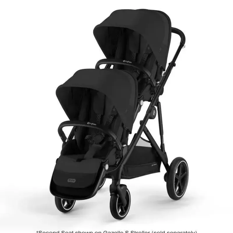 cybex__gazelle_s__segundo_SKUh69r8neg_3.webp Cybex - Gazelle S 2 segundo assento, preto lua com moldura preta New