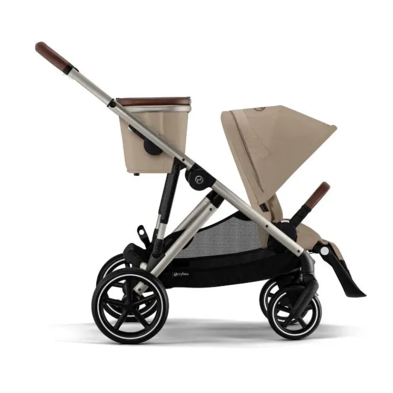 cybex__gazelle_s__singlet_SKUKQSy5B1E_0.webp Cybex - Gazelle S 2 Single-to-Double Stroller, Taupe Frame/Almond Beige Sale
