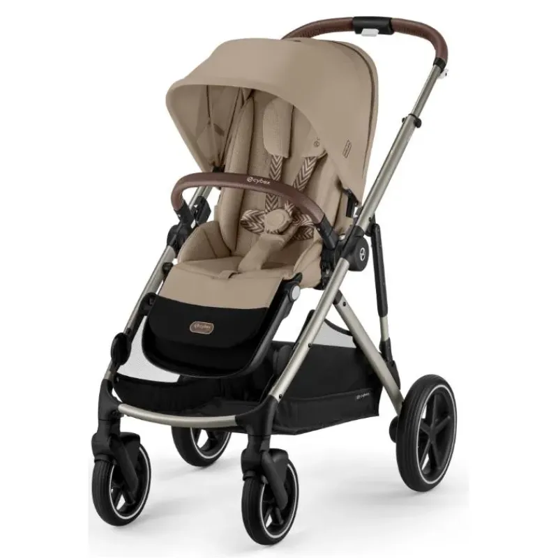 cybex__gazelle_s__singlet_SKUKQSy5B1E_1.webp Cybex - Gazelle S 2 Single-to-Double Stroller, Taupe Frame/Almond Beige Sale