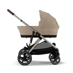Cybex - Gazelle S 2 Single-to-Double Stroller, Taupe Frame/Almond Beige Sale