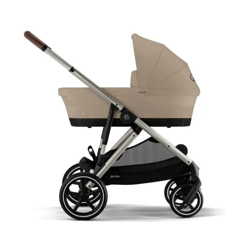 cybex__gazelle_s__singlet_SKUKQSy5B1E_2.webp Cybex - Gazelle S 2 Single-to-Double Stroller, Taupe Frame/Almond Beige Sale