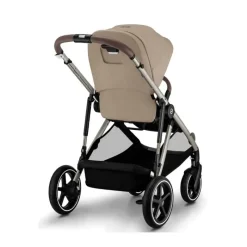 Cybex - Gazelle S 2 Single-to-Double Stroller, Taupe Frame/Almond Beige Sale