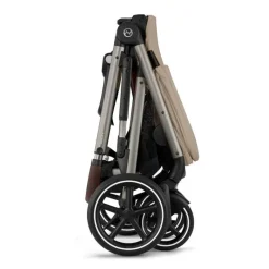 Cybex - Gazelle S 2 Single-to-Double Stroller, Taupe Frame/Almond Beige Sale