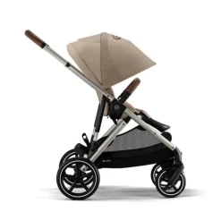 Cybex - Gazelle S 2 Single-to-Double Stroller, Taupe Frame/Almond Beige Sale