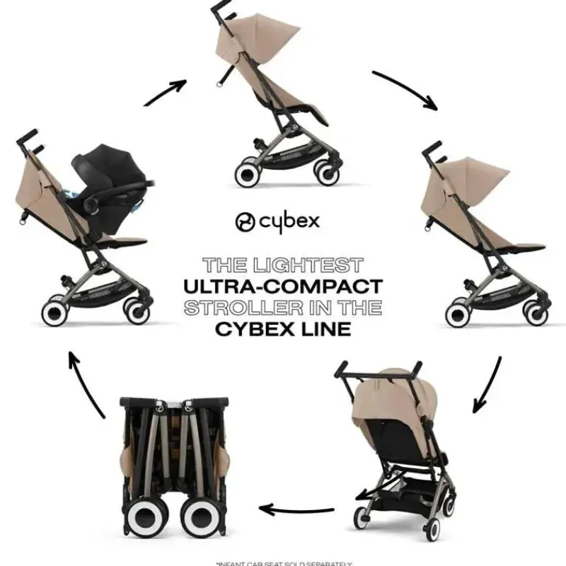 cybex__libelle_leve_carri_SKUzwpYfGv3_3.webp Cybex - Libelle Leve Carrinho de Bebê de Viagem com Dobra Ultra Compacta para Transporte, Bege Amêndoa Online