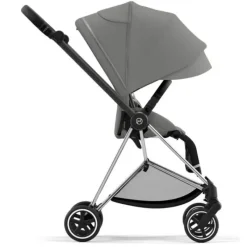 Cybex - Mios 3, Chrome/Black Frame + Mirage Grey Seat Pack Outlet