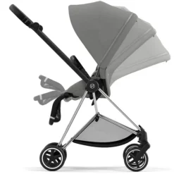 Cybex - Mios 3, Chrome/Black Frame + Mirage Grey Seat Pack Outlet