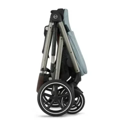 Cybex - Pacote de carrinho duplo Gazelle S 2, estrutura azul celeste/prata Sale