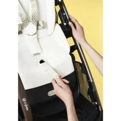 Cybex - Pacote de carrinho duplo Gazelle S 2, estrutura azul celeste/prata Sale