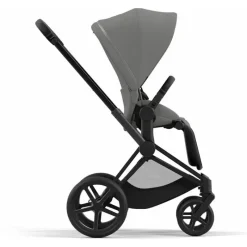 Cybex - Priam4, Matte Black/Black + Soho Grey Seat Pack Outlet