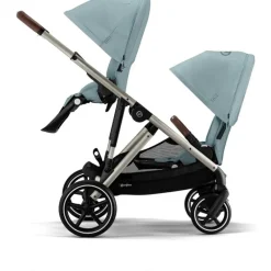 Cybex - Segundo assento Gazelle S, azul celeste com moldura cinza Clearance