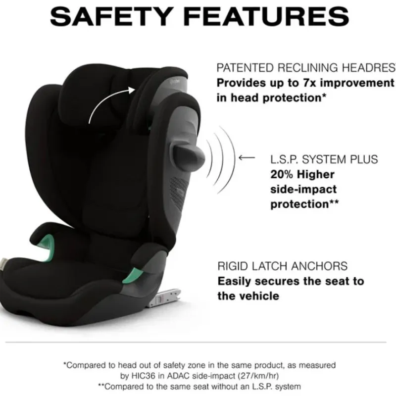 cybex__solution_g_folding_SKUcO27UwFi_3.webp Cybex - Solution G2 Folding Travel High-Back Booster, Moon Black Best