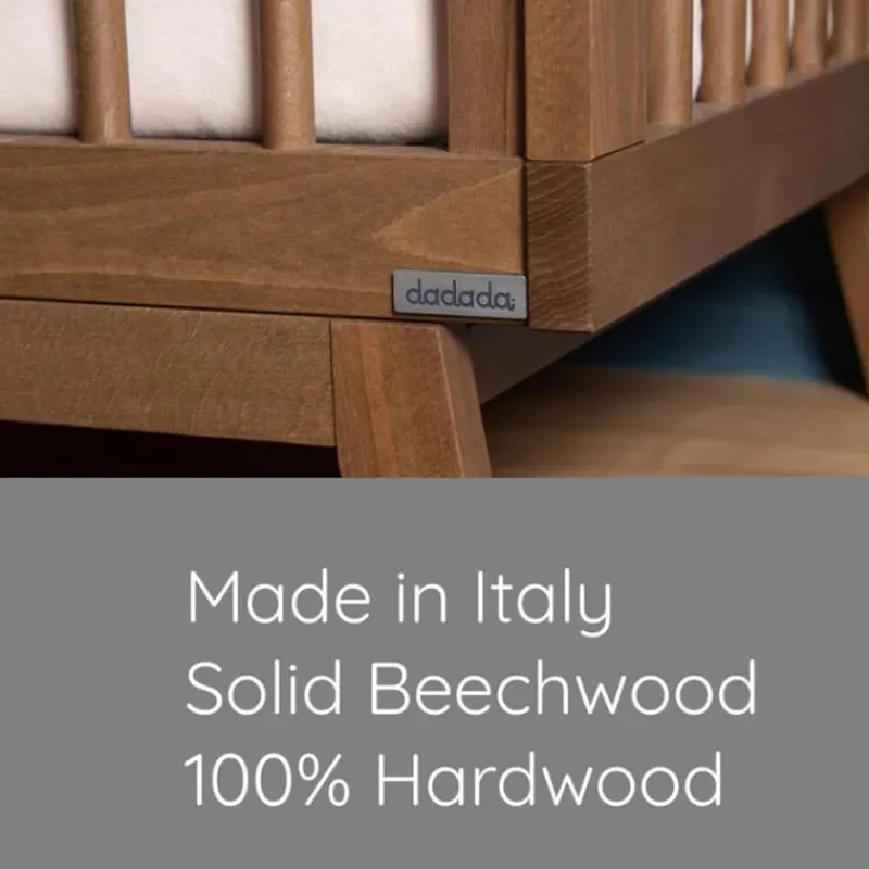 dadada__baby_soho_in_conv_SKU8GtwYTGp_1.webp Dadada Furniture Dadada - Baby Soho 3-in-1 Convertible Wooden Crib to Toddler Bed, Walnut Clearance