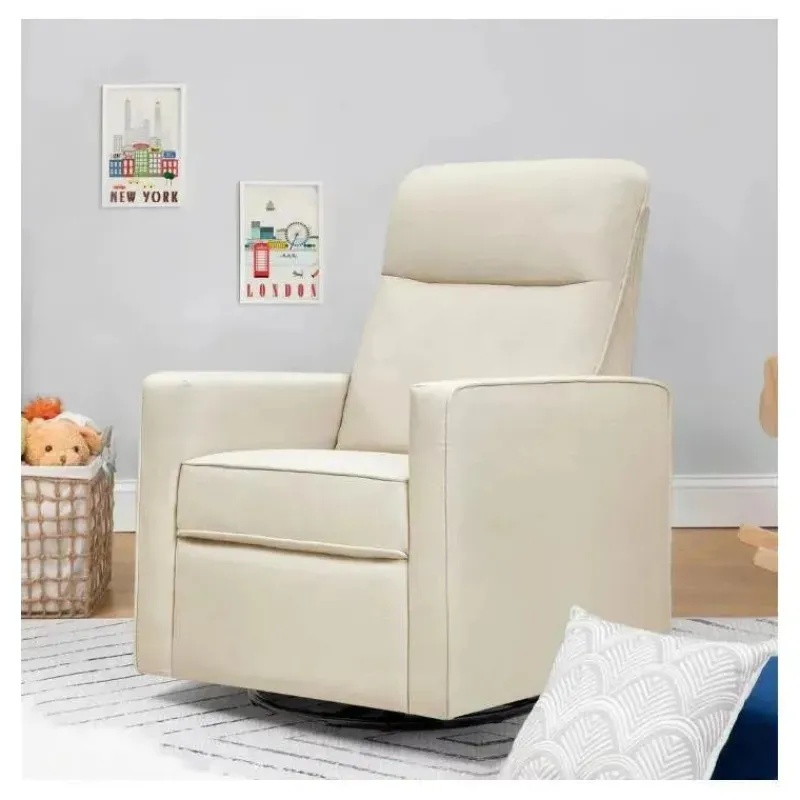 davinci__gabby_pillowback_SKUoWq5lHI9_1.webp Million Dollar Baby Davinci - Gabby Pillowback Glider Giratório, Carvalho Natural Clearance