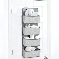 Delta - 2 Pk 4 Bolso Organizador de Berçário, Cinza Frio Outlet