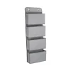 Delta - Organizador de 4 Bolsos Sólido, Cinza Dove Outlet